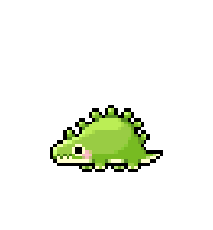 Baby Stego — idle animation preview