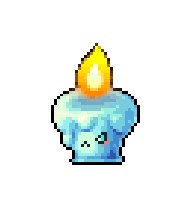 Blue Candle — idle animation preview