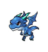 Blue Dragon — idle animation preview
