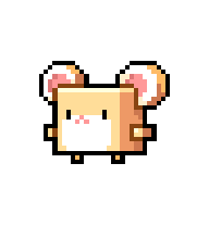 Cube Hamster — idle animation preview