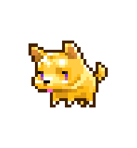 Golden Pup — idle animation preview