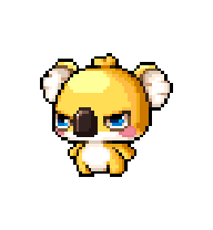 Grumpy Koala — idle animation preview