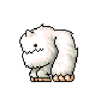 Mini Yeti — idle animation preview