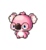 Nerdy Koala — idle animation preview