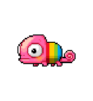 Pink Mel — idle animation preview