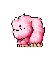 Pink Yeti — idle animation preview