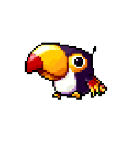 Toucan — idle animation preview